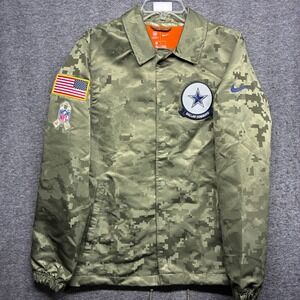 Nike Dallas Cowboys Salute to Service Digital Camo Coaches Jacket Mens Medium